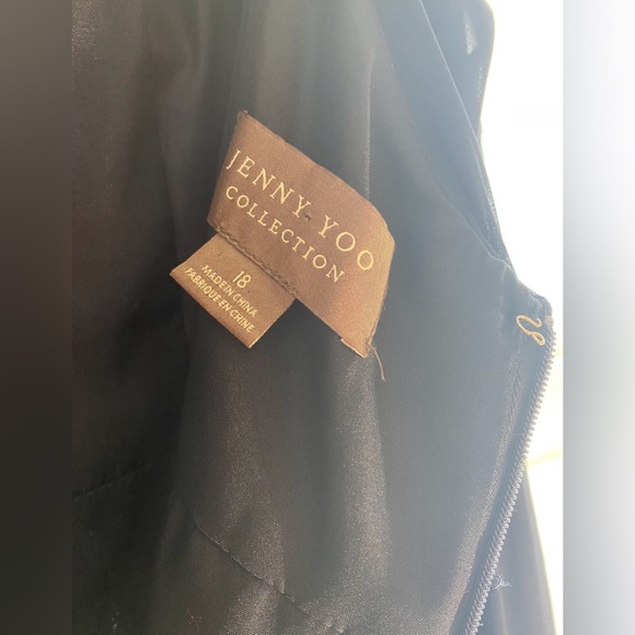 Jenny Yoo Eloise Chiffon Dress Size 18 - Picture 8 of 8